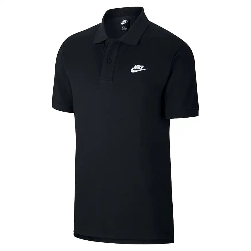 NIKE MEN'S SPORTSWEAR BLACK POLO TEE