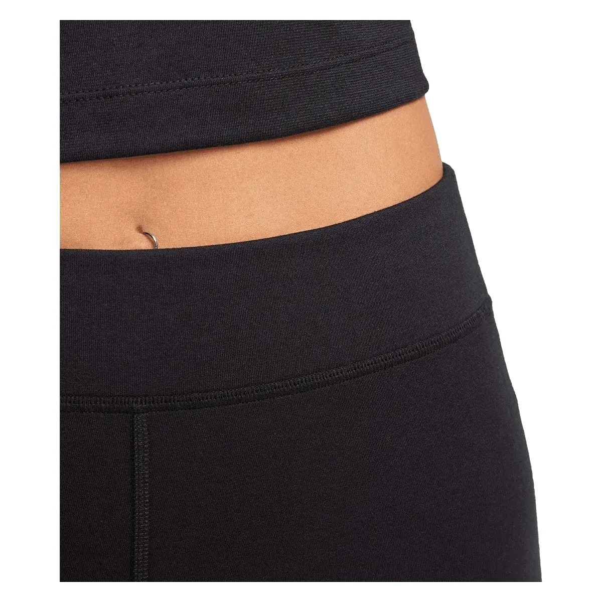 NIKE WOMEN'S SPORTSWEAR CLASSICS HIGH-WAISTED GRAPHIC BLACK LEGGINGS