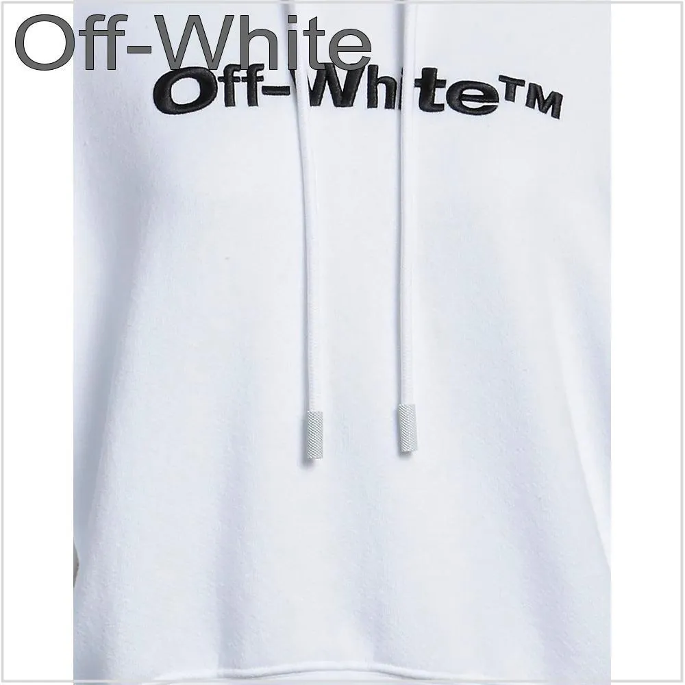 Off-White  |Long Sleeves Cotton Hoodies & Sweatshirts