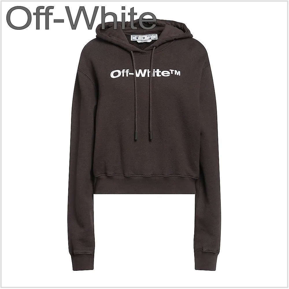 Off-White  |Long Sleeves Cotton Hoodies & Sweatshirts