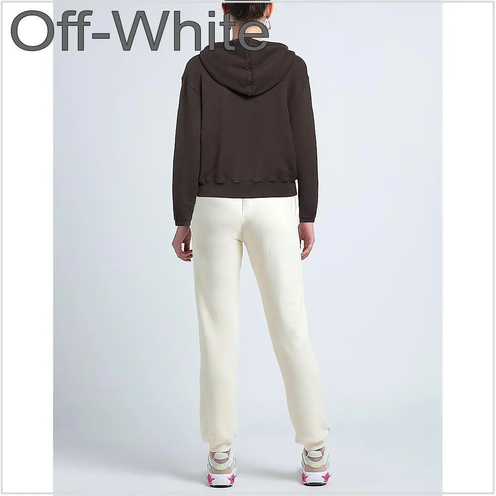 Off-White  |Long Sleeves Cotton Hoodies & Sweatshirts