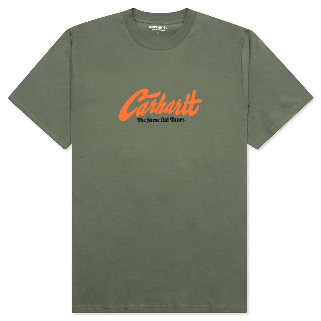 Old Tunes S/S T-Shirt - Dollar Green