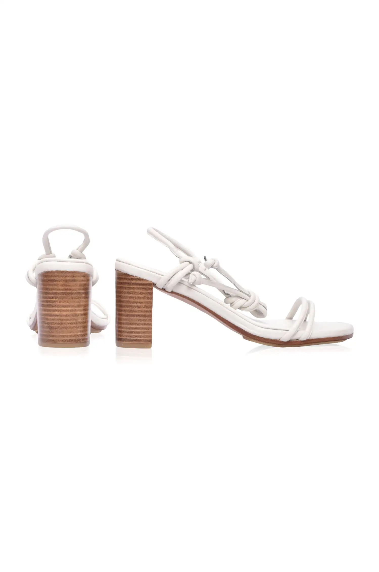 Ophelia Block Heel Wrap Sandals