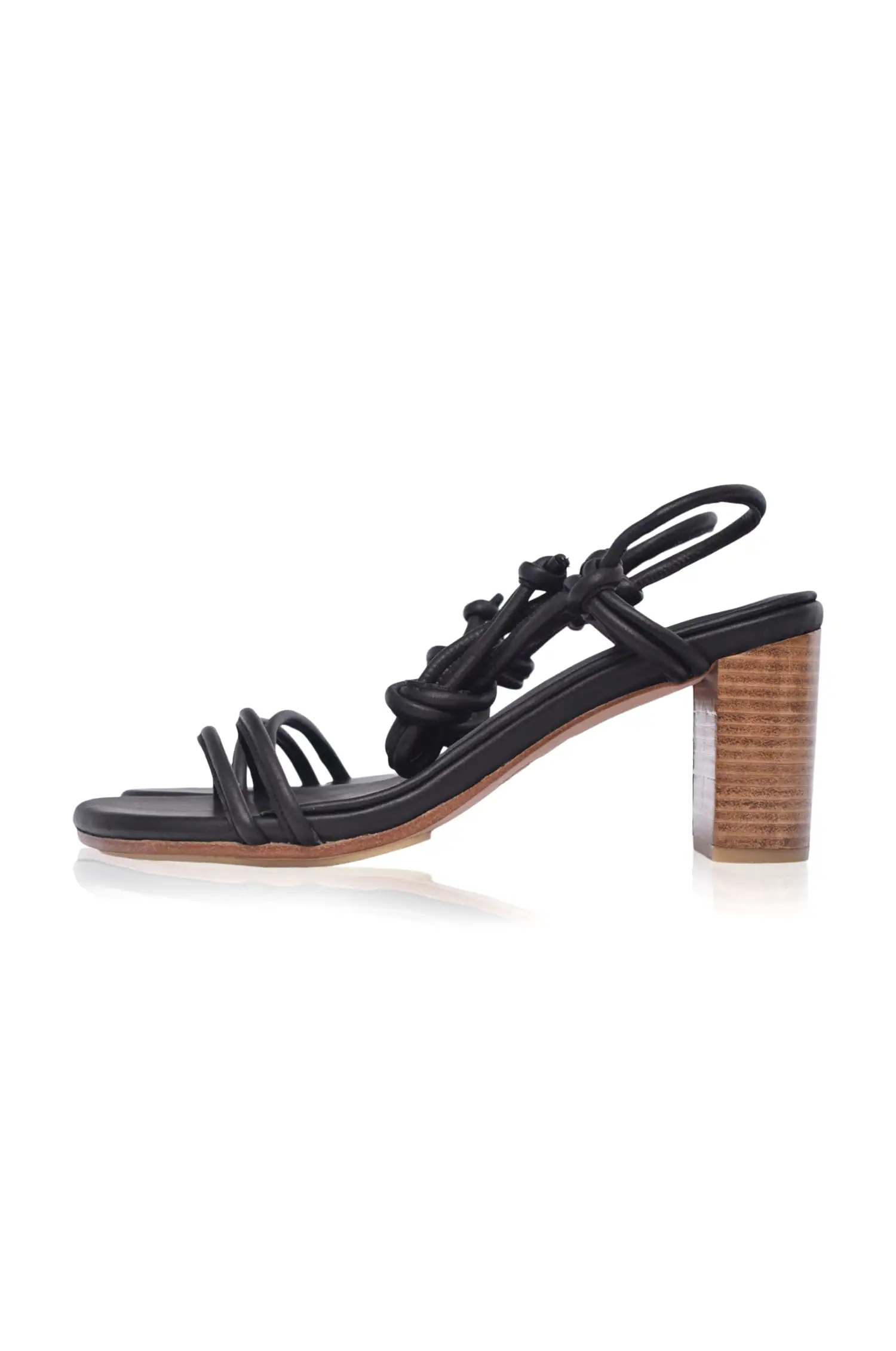 Ophelia Block Heel Wrap Sandals