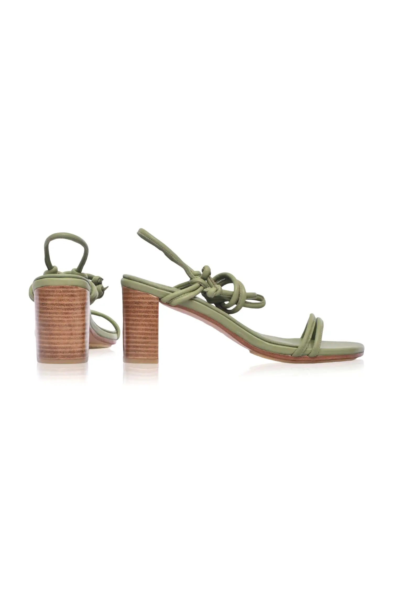 Ophelia Block Heel Wrap Sandals