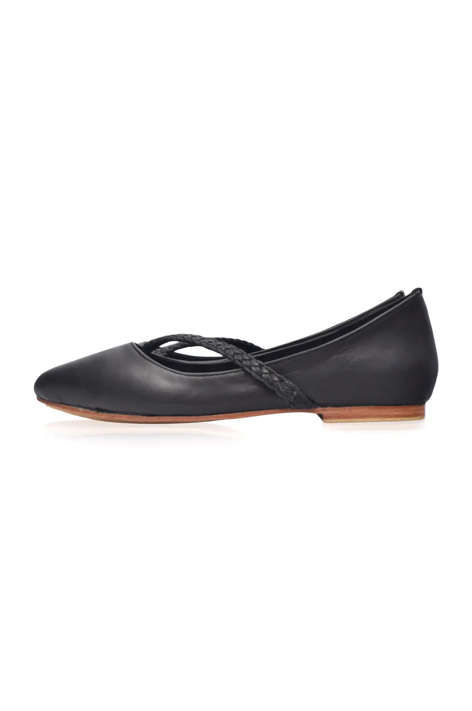 Orenda Elegant Leather Ballet Flats