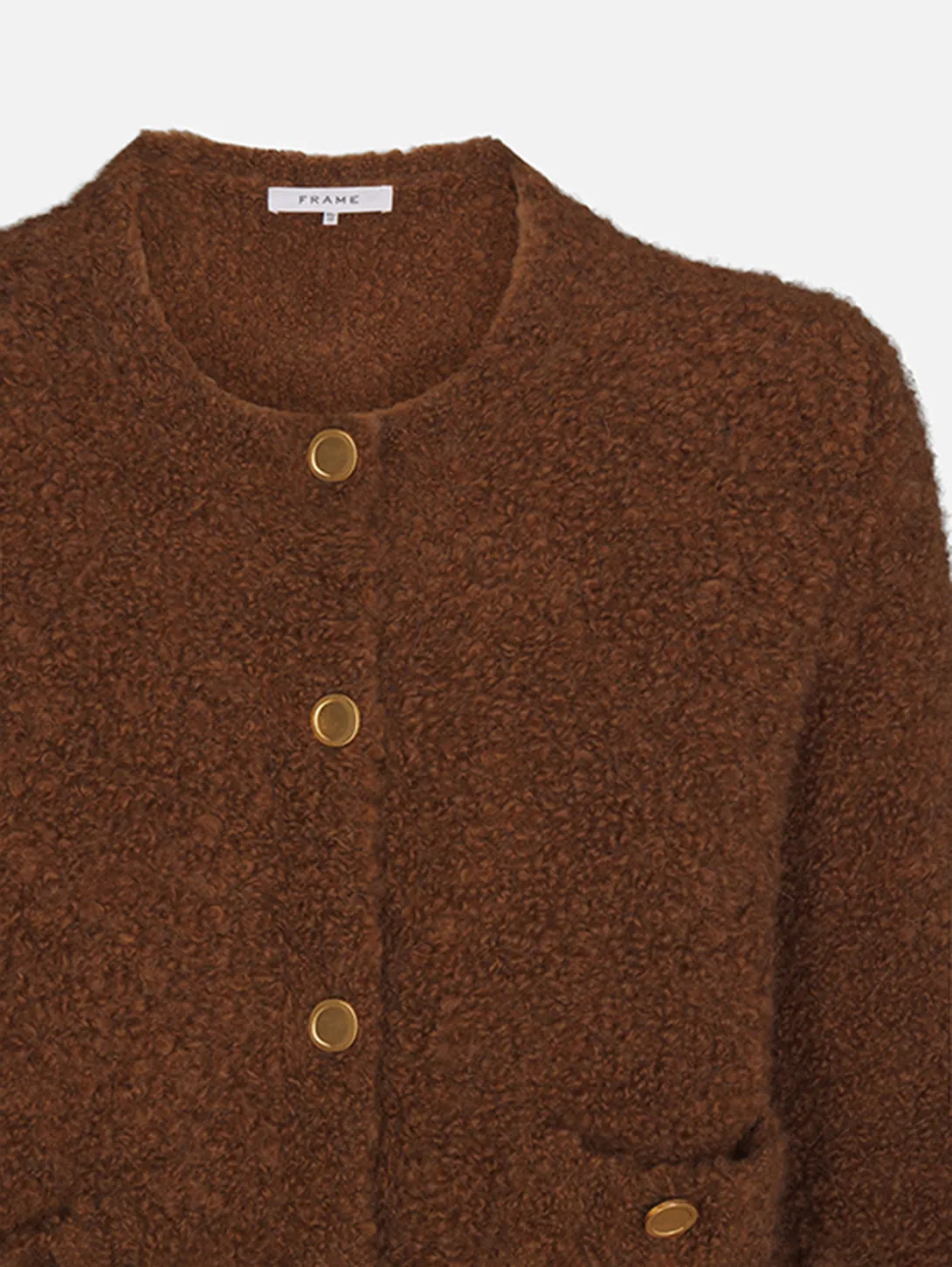 Patch Pocket Cardigan - Camel