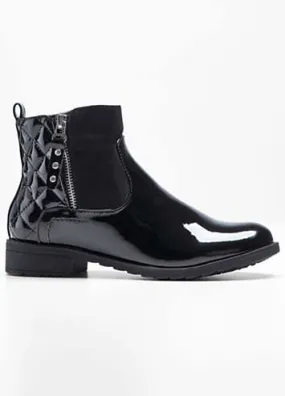 Patent Ankle Boots by bonprix | Look Again