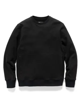 Prime Crewneck - Suvin Cotton Terry Black