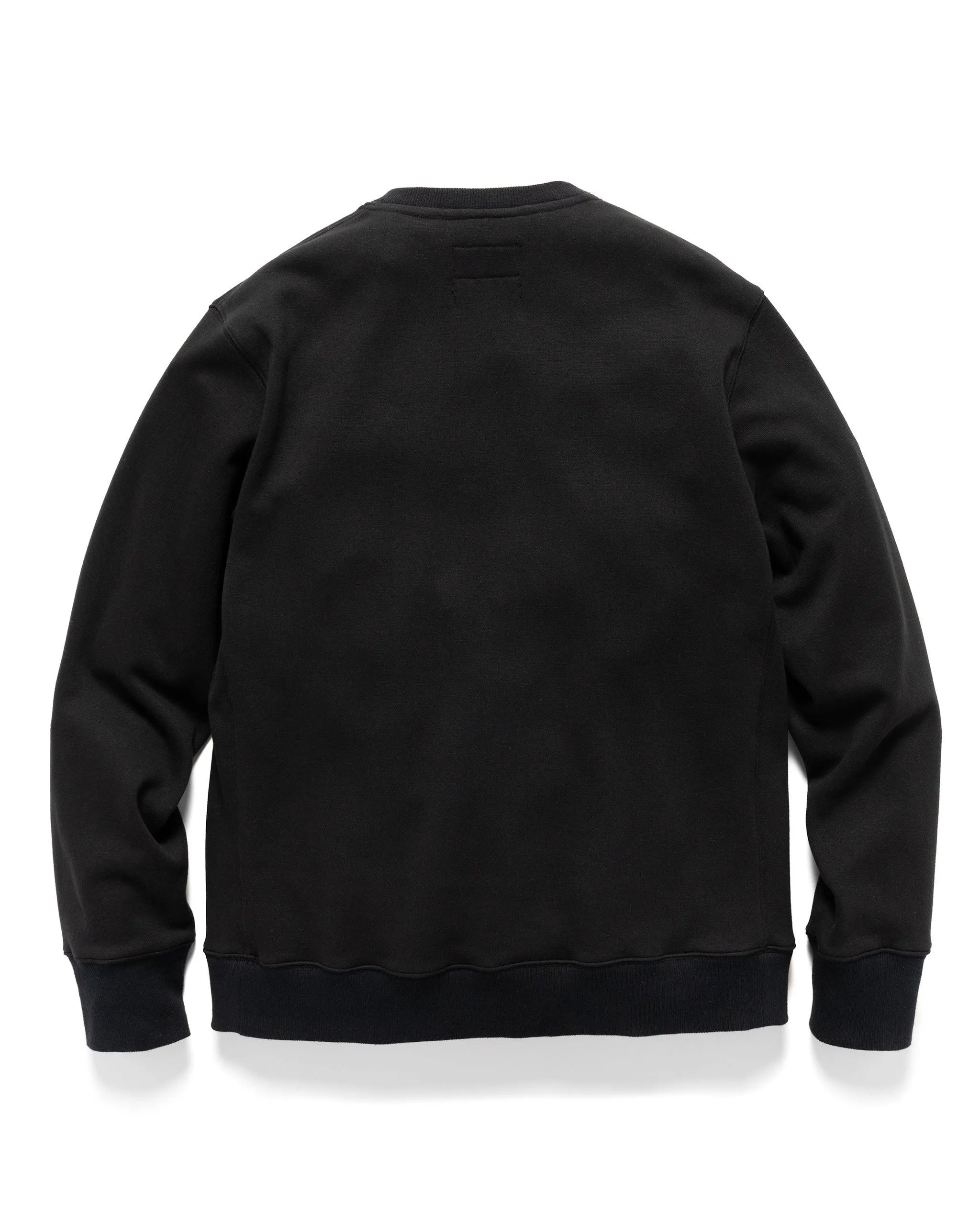 Prime Crewneck - Suvin Cotton Terry Black