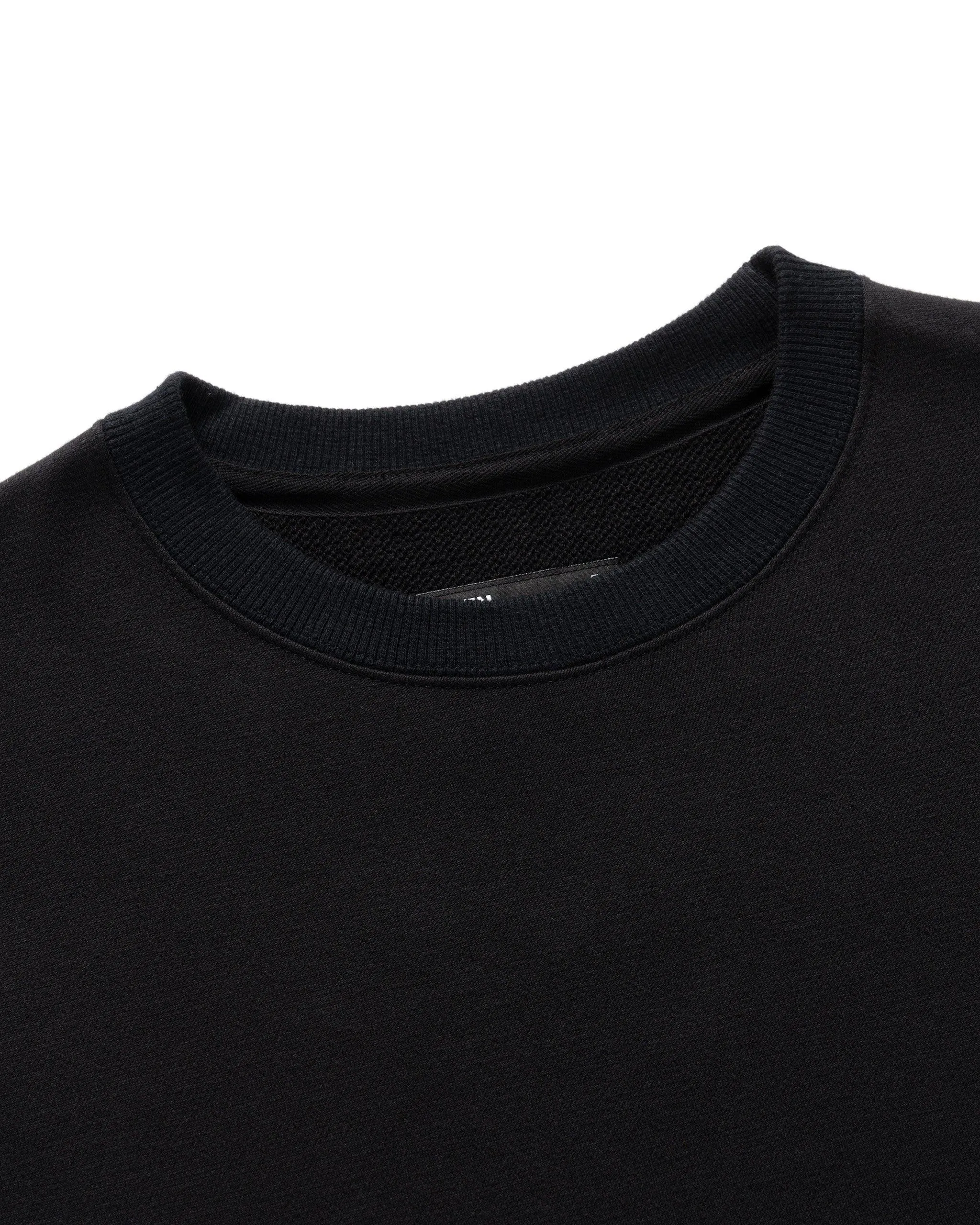 Prime Crewneck - Suvin Cotton Terry Black