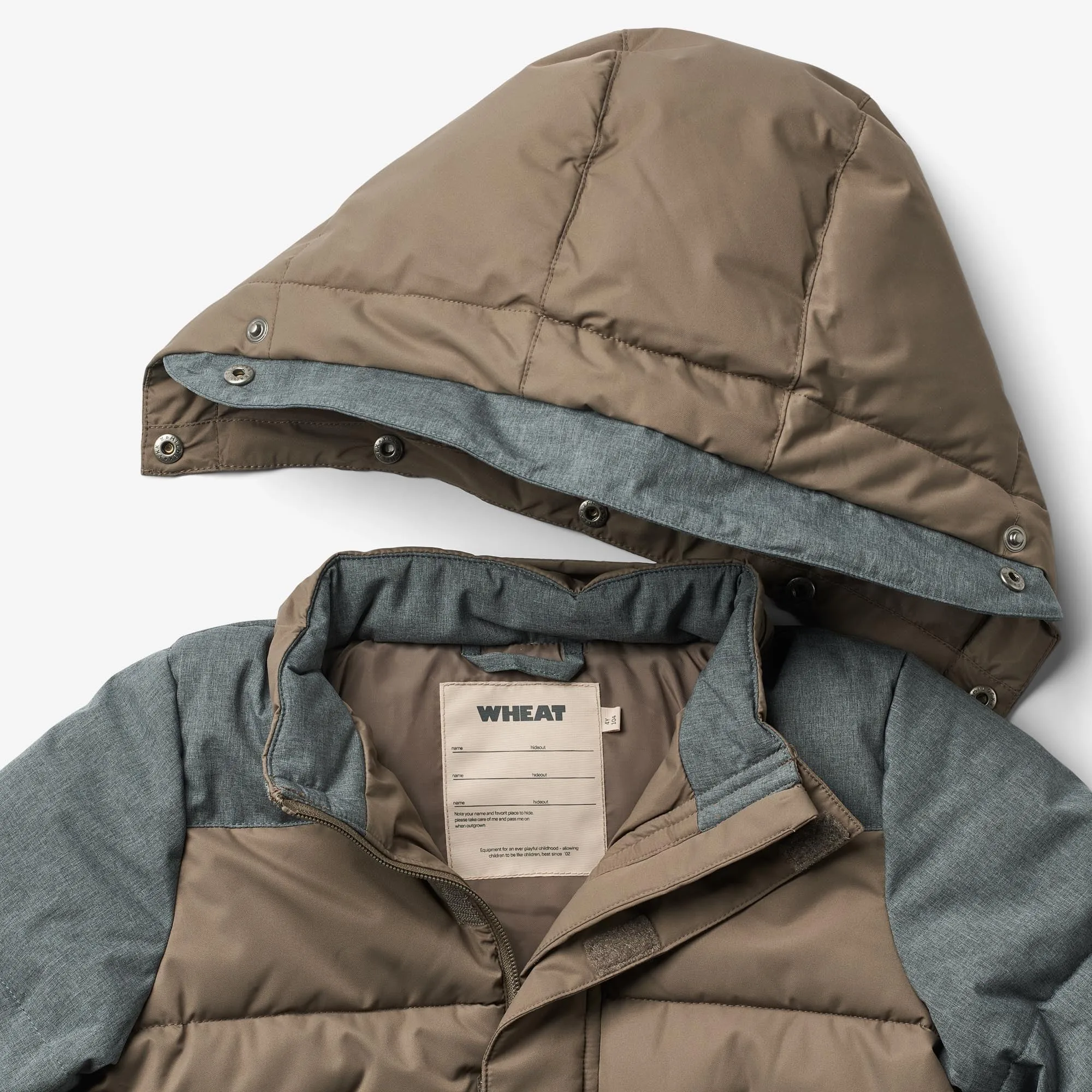 Puffer Jacket Anton - dry wood