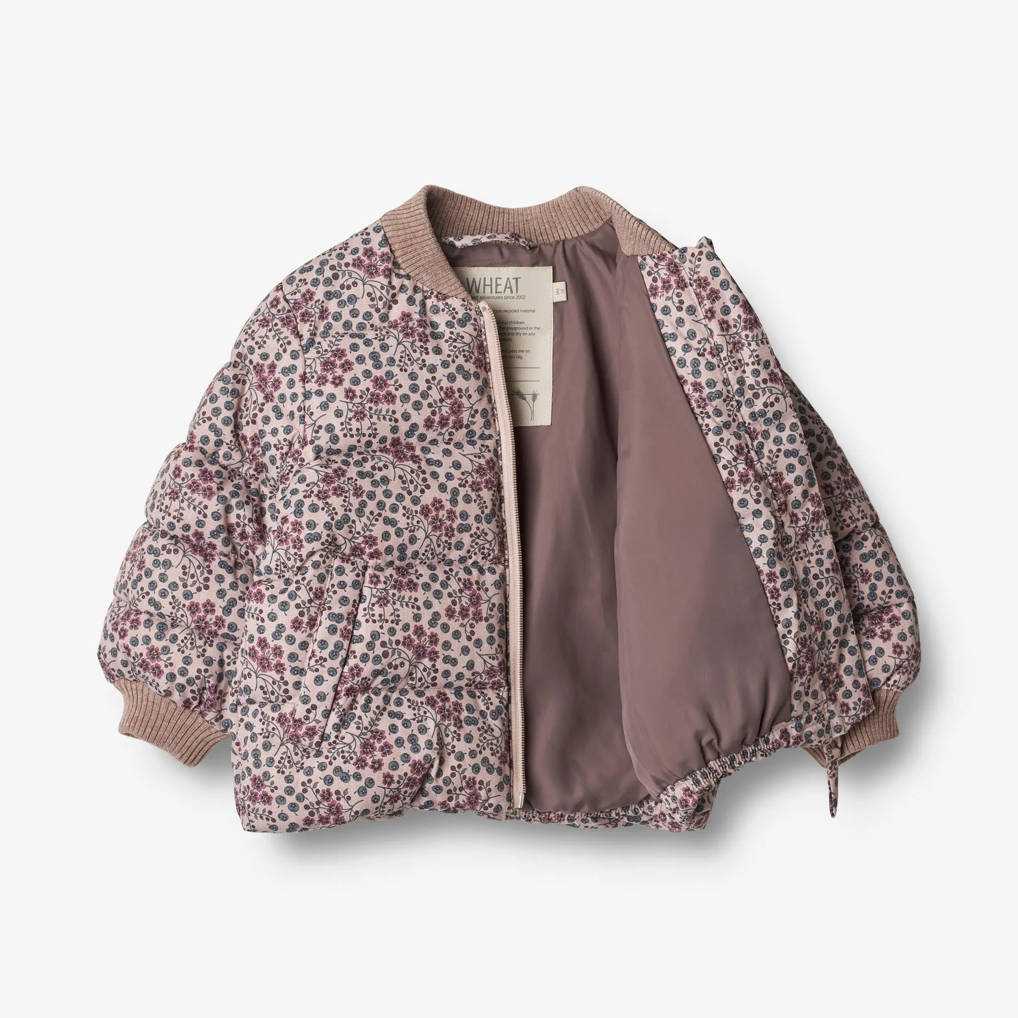 Puffer Jacket Yuri | Baby - pale lilac berries