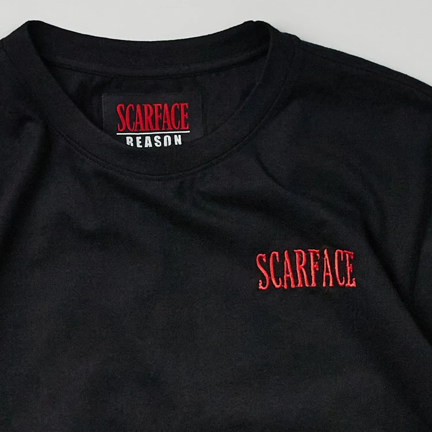 REASON Scarface Back Print Graphic T-shirt