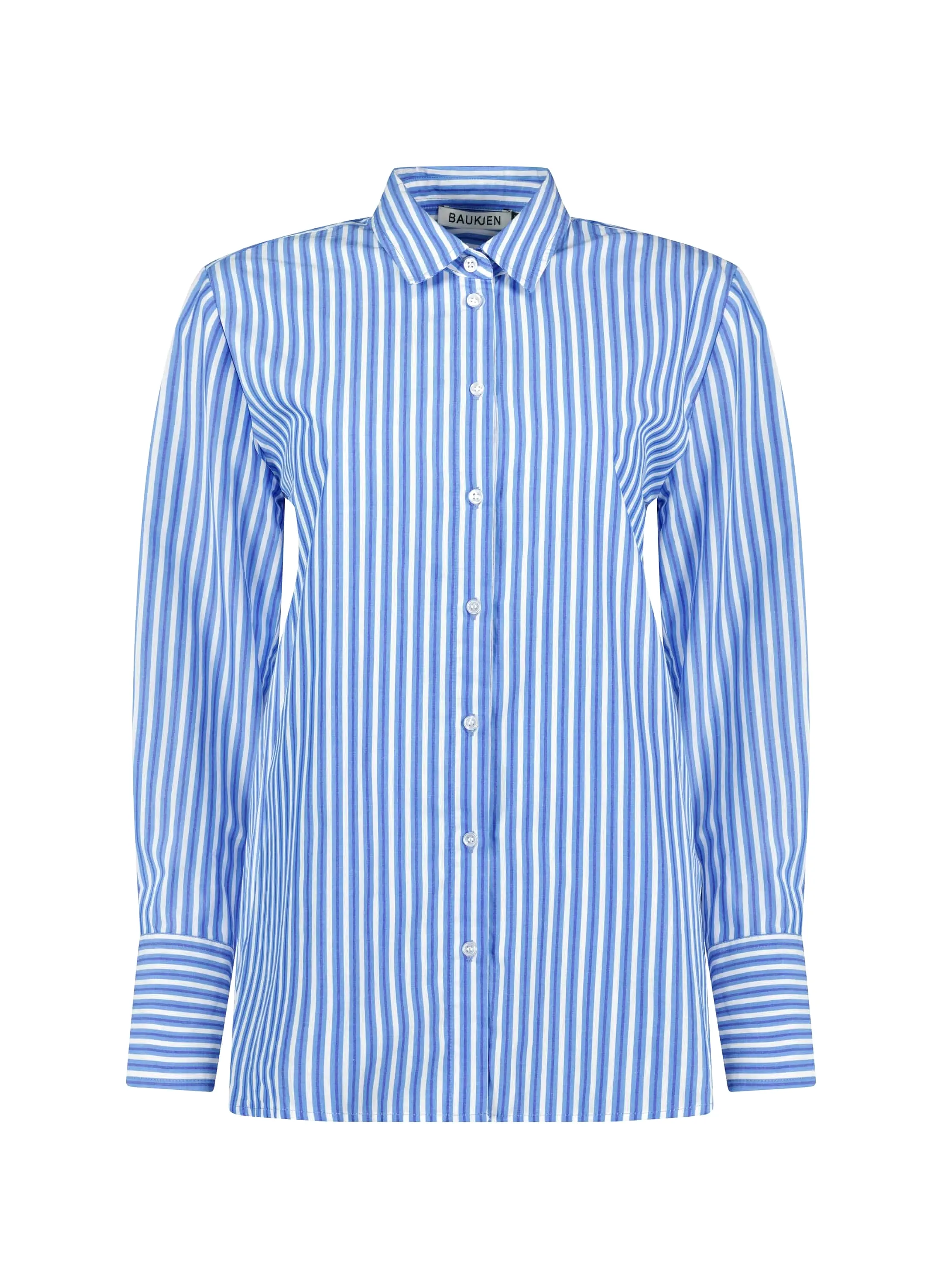 Rishma Organic Cotton Shirt | Blue & White