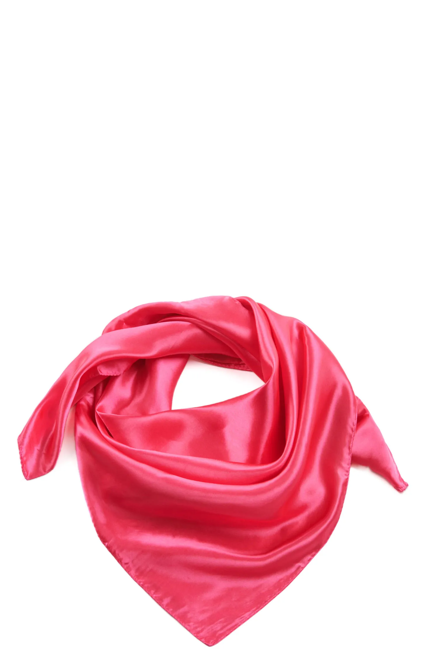 Rowdy Crowd Women’s Rich Hot Pink Lipstick Wild Rag