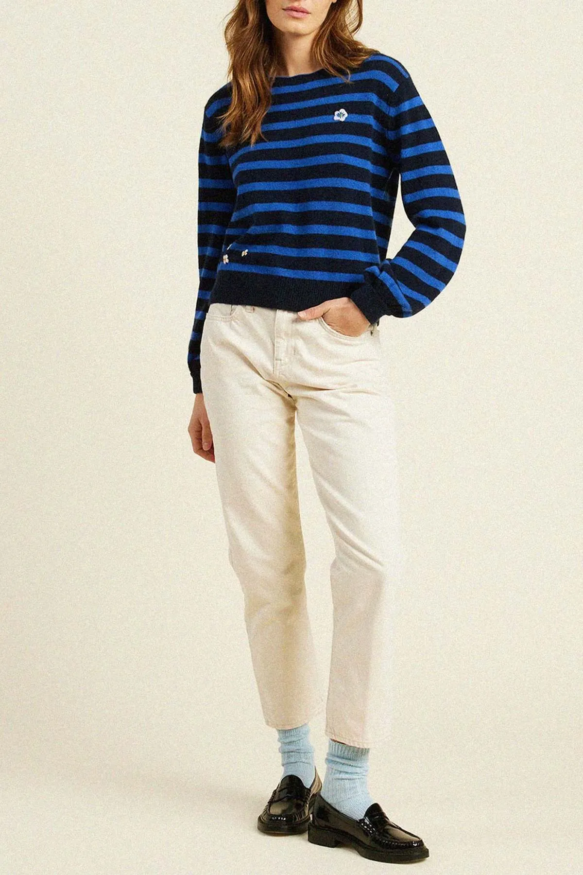 Ryann Sweater - Blue Stripe