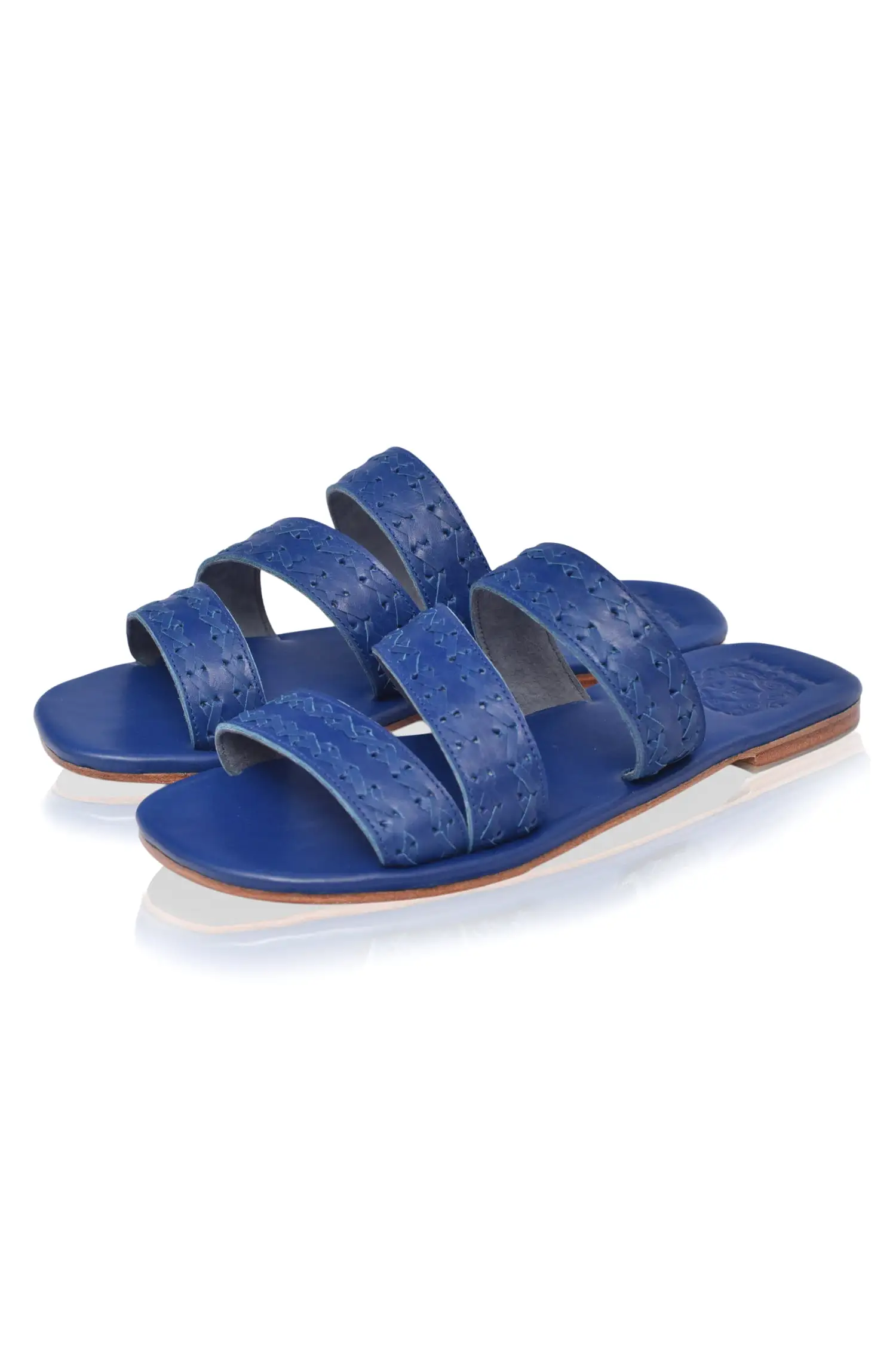 Sail Slide Leather Sandals