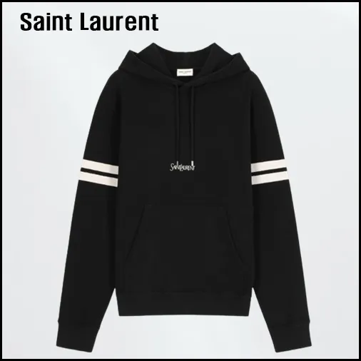 Saint Laurent  |Unisex Logo Hoodies & Sweatshirts