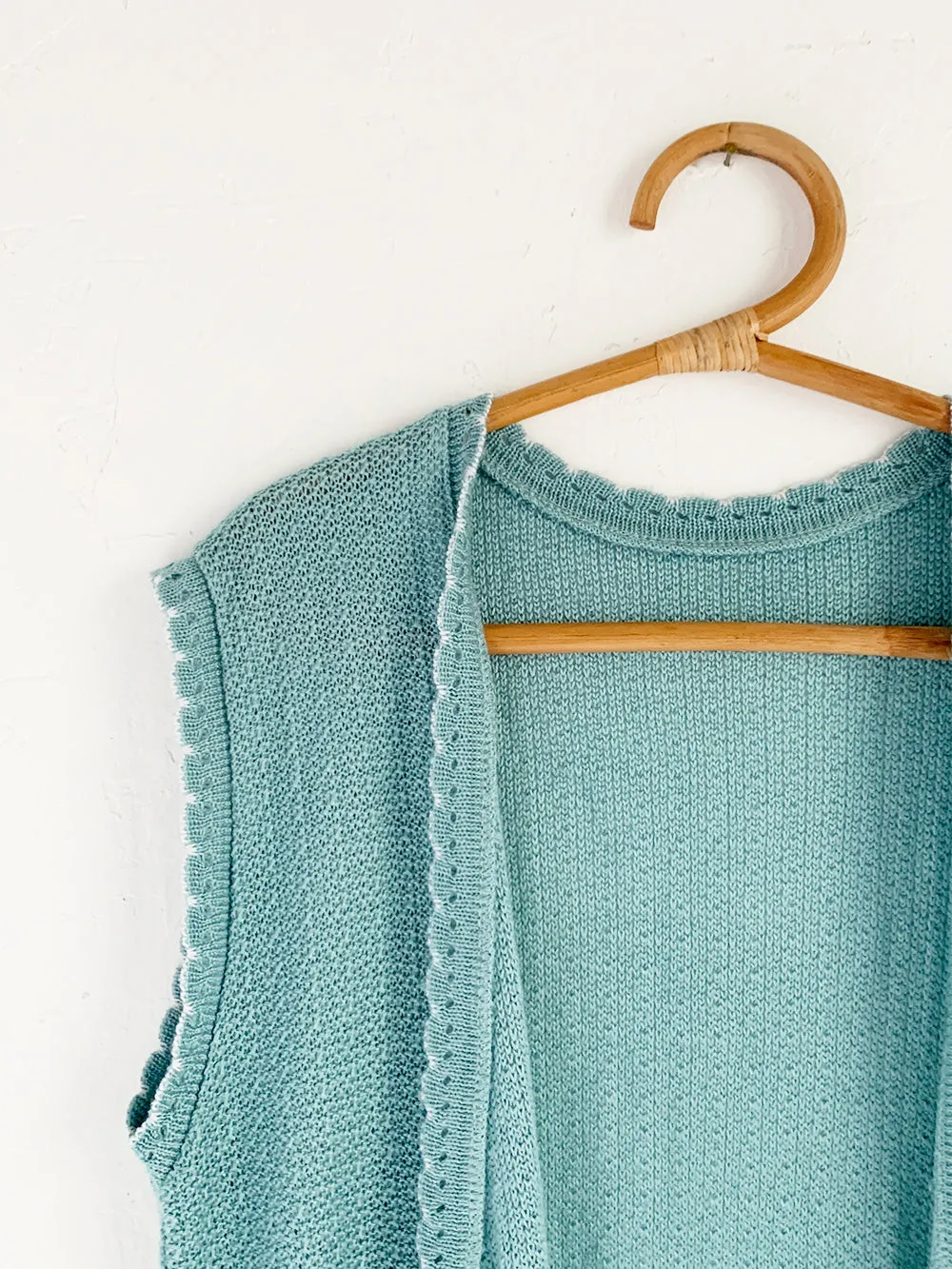 Seafoam Soft Knit Vest