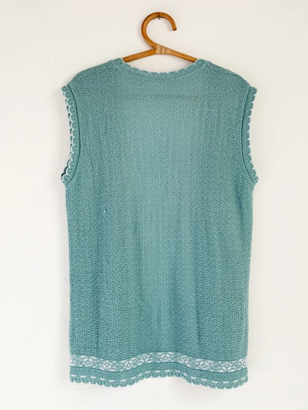 Seafoam Soft Knit Vest