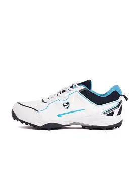 SG Club 5.0 Cricket Shoe - White/Navy/Teal