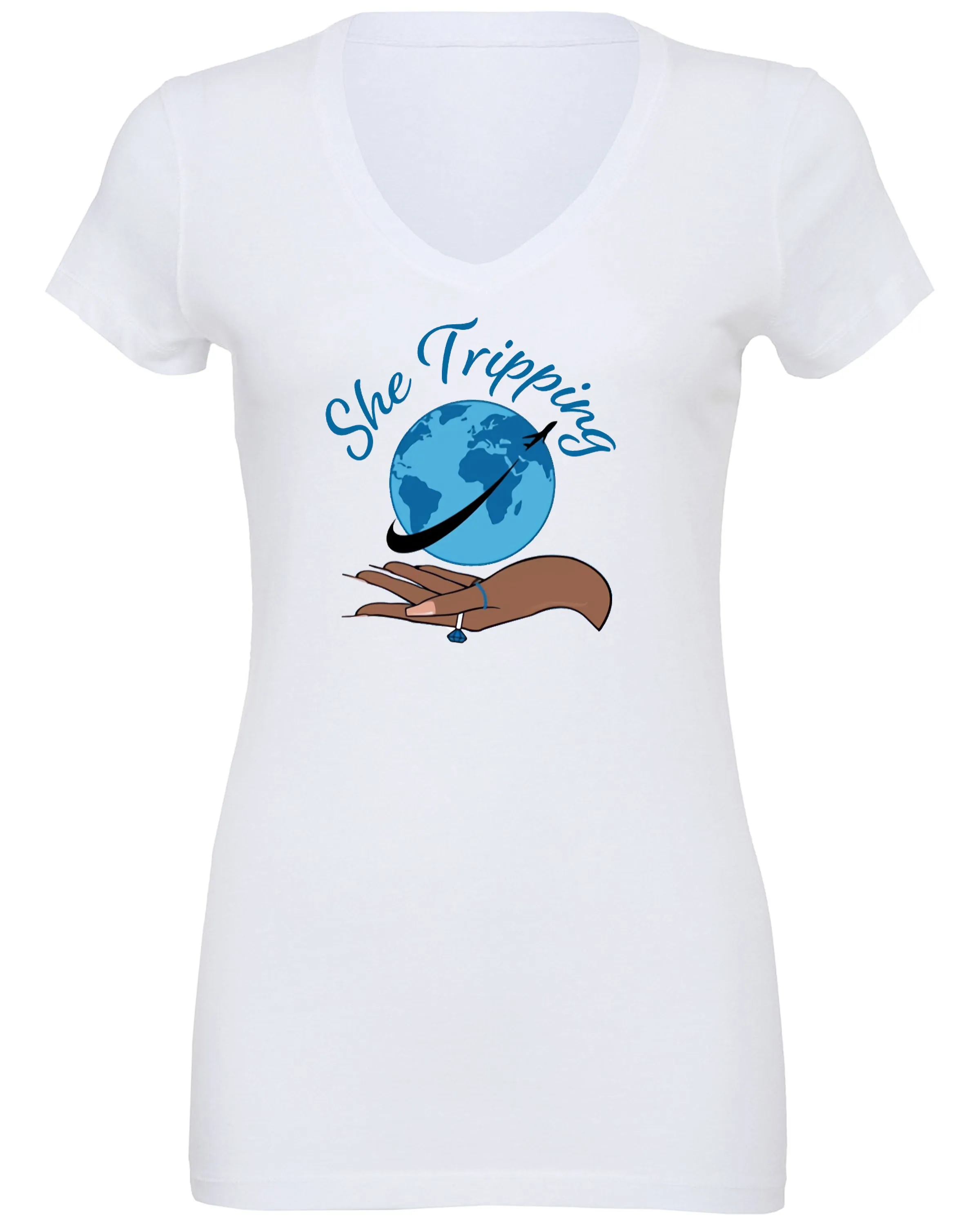 She Tripping Custom Logo T-Shirt