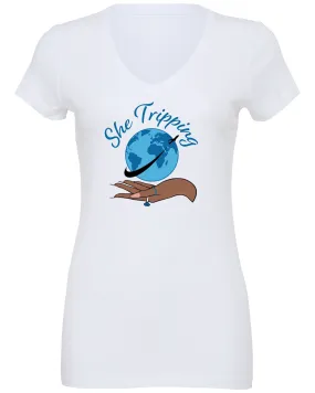 She Tripping Custom Logo T-Shirt