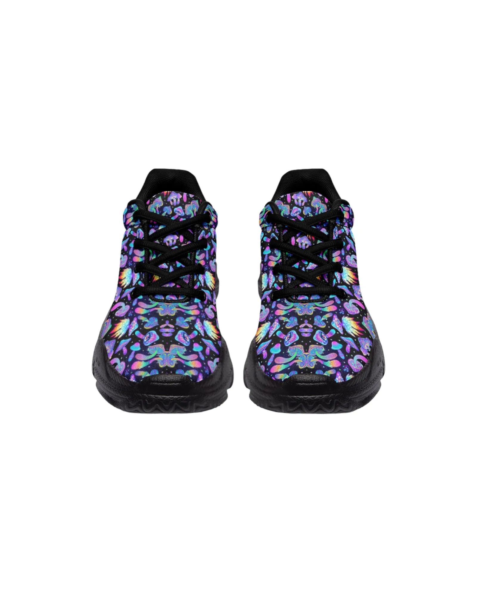 Shroomin Black Chunky Festival Sneakers