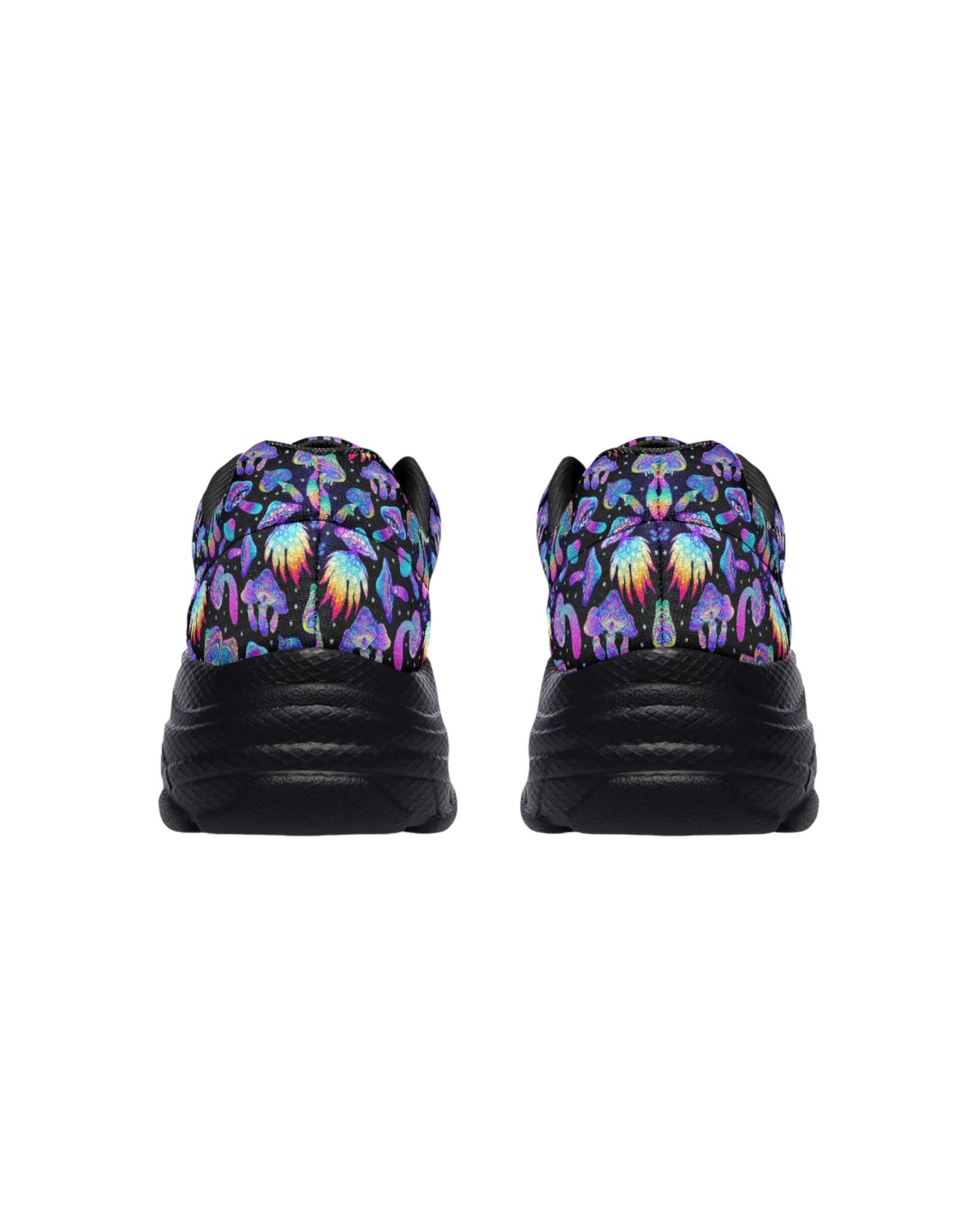 Shroomin Black Chunky Festival Sneakers