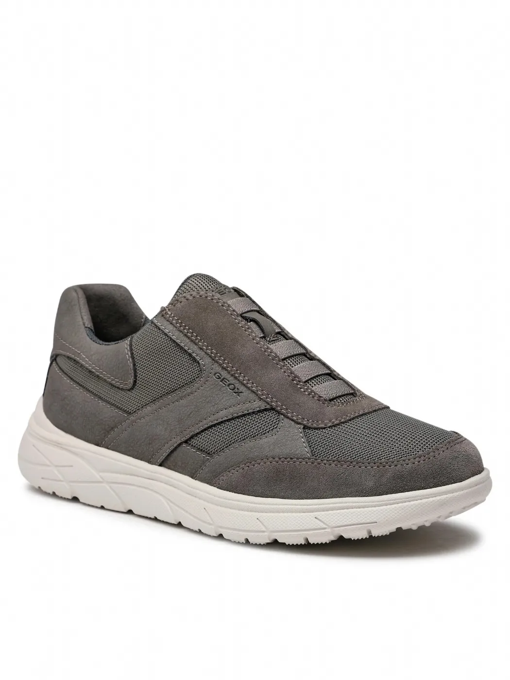 SNEAKERS GEOX UOMO U SPORTELLO D NBK SYNT LEA ME  GREY U25E1D 0EK14 C1006