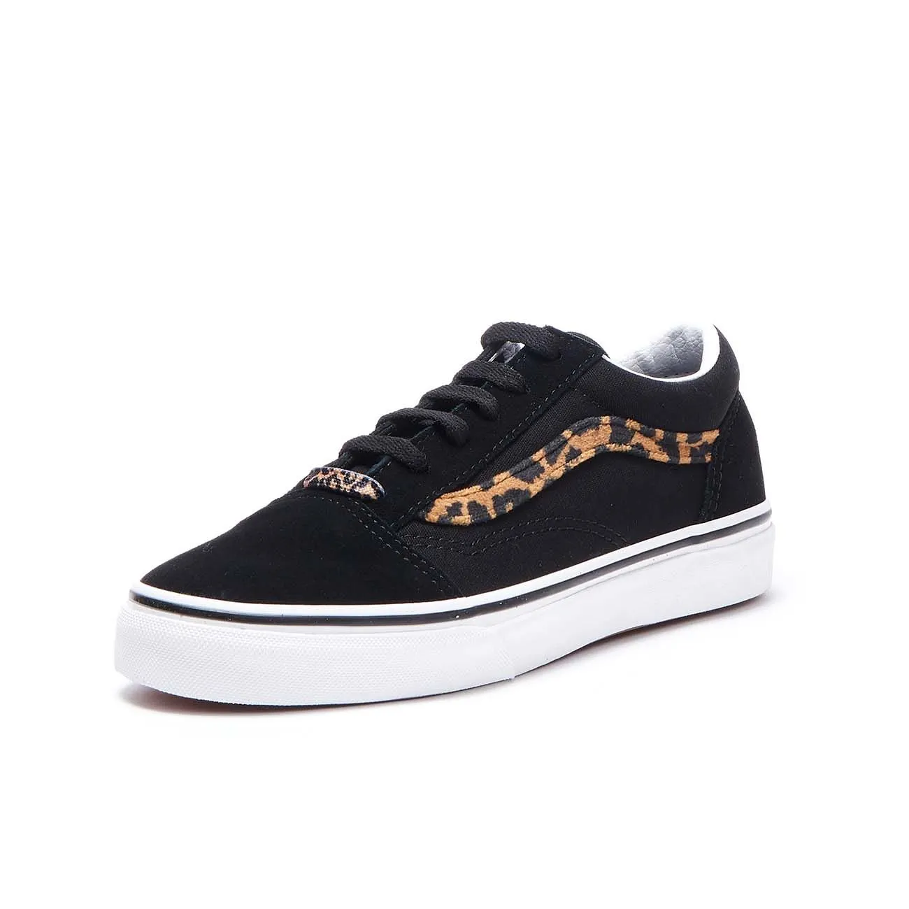 SNEAKERS JN OLD SKOOL Bambina Leopard fur Black