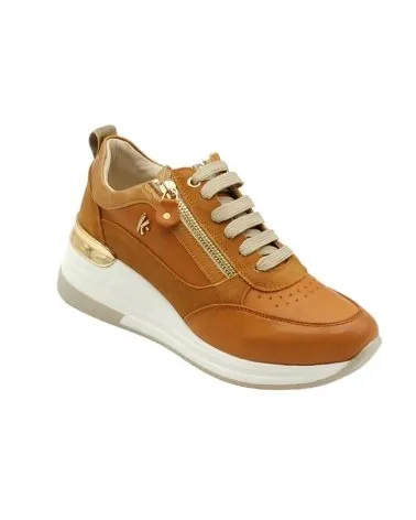 SNEAKERS KEYS DONNA K-7620 COD.K7332(EST.23)CUOIO