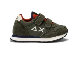 SNEAKERS SUN68 KIDS BOY'S TOM SOLID MILITARE Z43301B 74/A TG:24>26