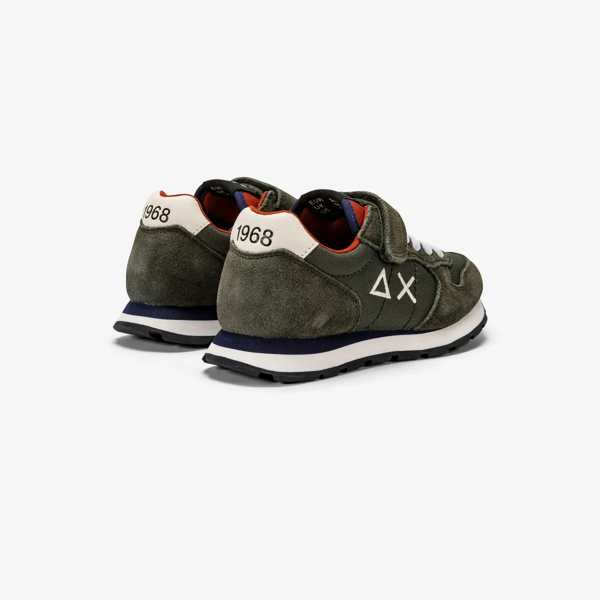 SNEAKERS SUN68 KIDS BOY'S TOM SOLID MILITARE Z43301K 74/A TG:30>32