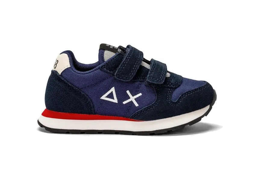 SNEAKERS SUN68 KIDS BOY'S TOM SOLID NAVY BLUE Z43301B 07/A TG:24>26