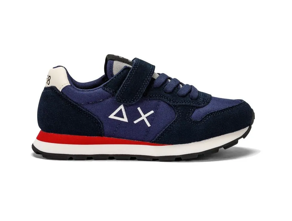 SNEAKERS SUN68 KIDS BOY'S TOM SOLID NAVY BLUE Z43301K 07/A TG:30>32