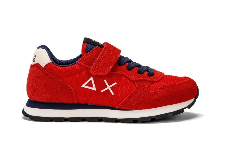 SNEAKERS SUN68 KIDS BOY'S TOM SOLID RED Z43301K 10/A TG:30>32