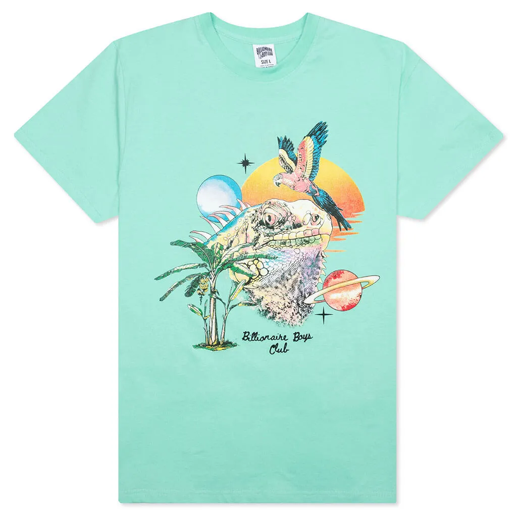 Space and Time S/S Tee - Ice Green