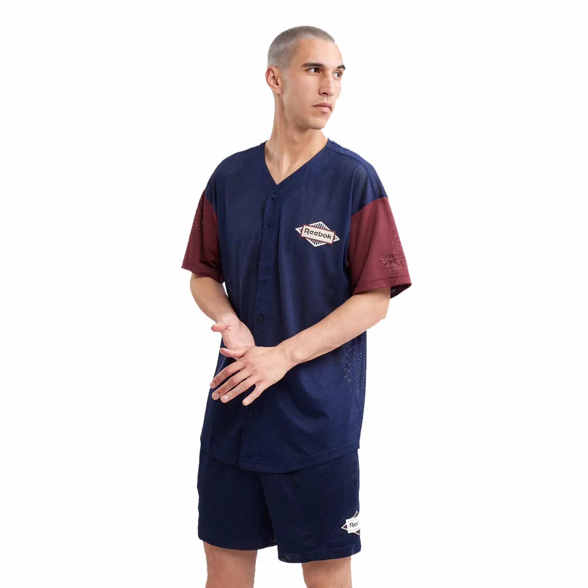 SPORTING GOODS BASEBALL JERSEY 'VECTOR NAVY'