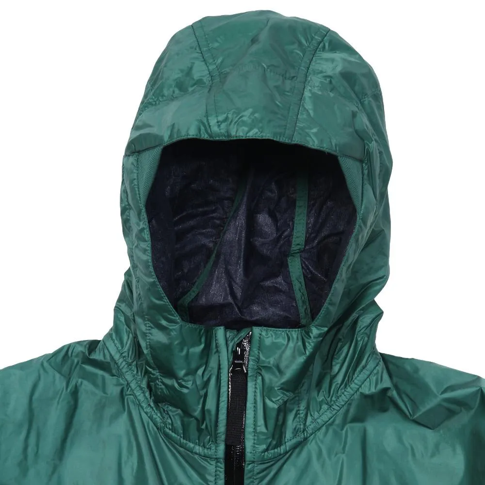 Stone Island Micro Rip Stop 7 Den Hooded JacketEmerald