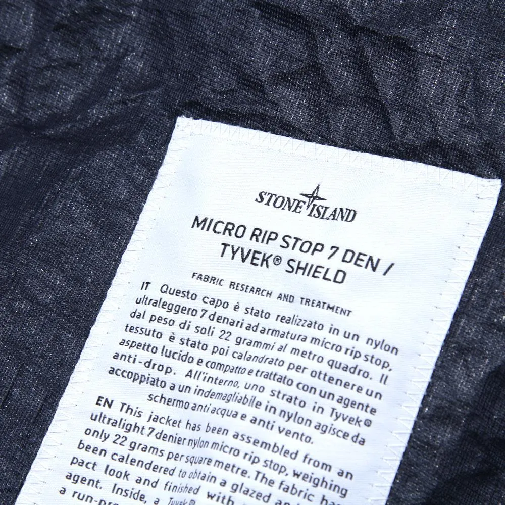 Stone Island Micro Rip Stop 7 Den Hooded JacketEmerald