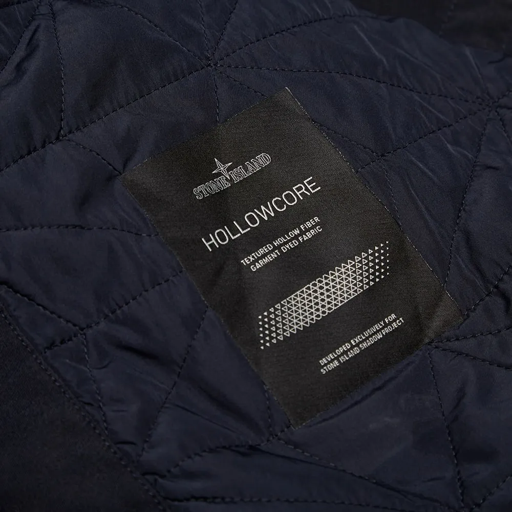 Stone Island Shadow Project Textured Garment Dyed Hooded M-65 JacketNavy