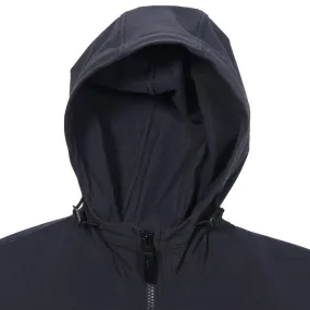 Stone Island Soft Shell Hooded JacketBlack