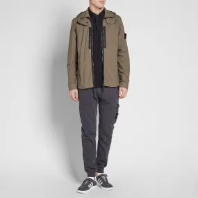 Stone Island Tela Parachute Hooded Shirt JacketTortoro