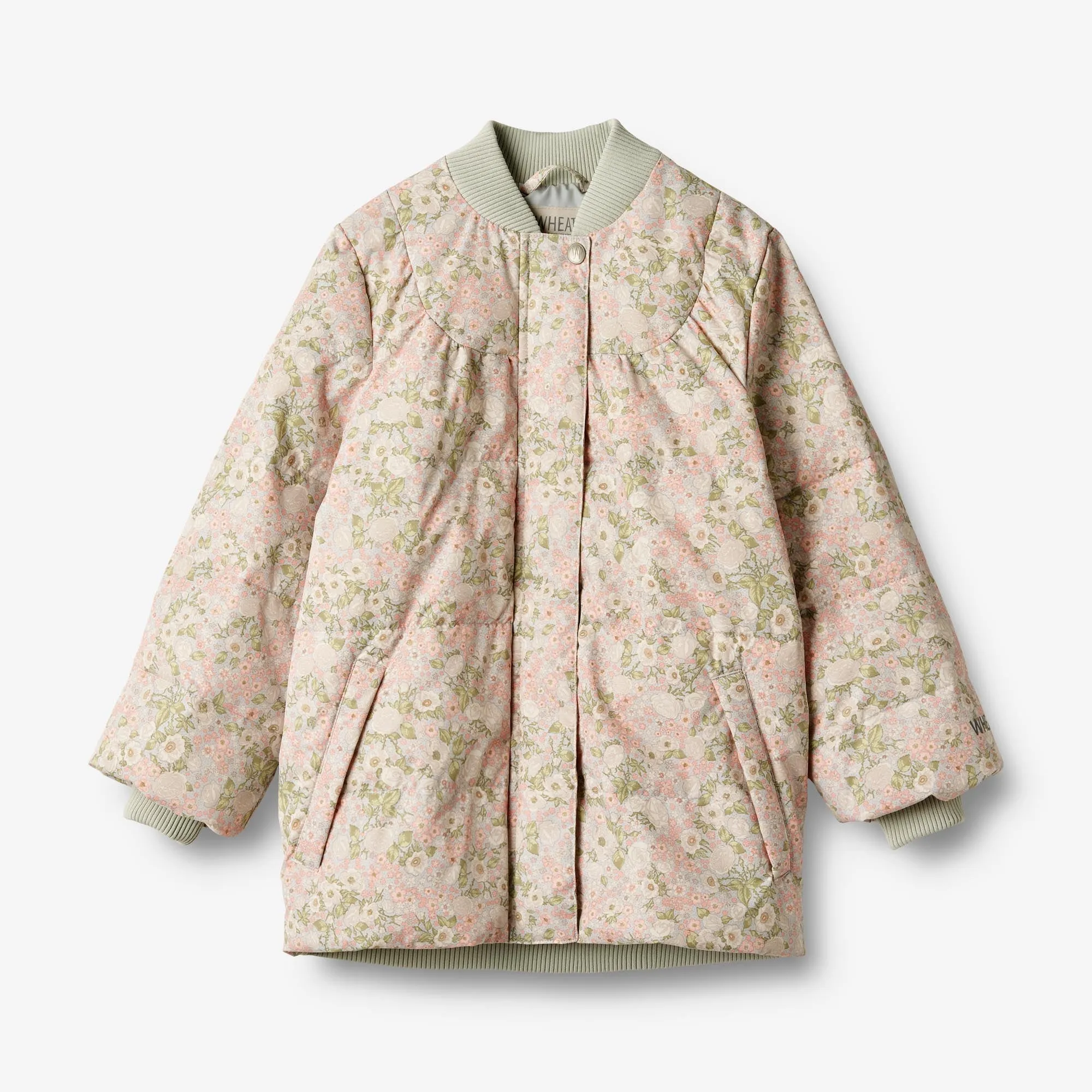 Summer Puffer Jacket Lola - sea salt roses