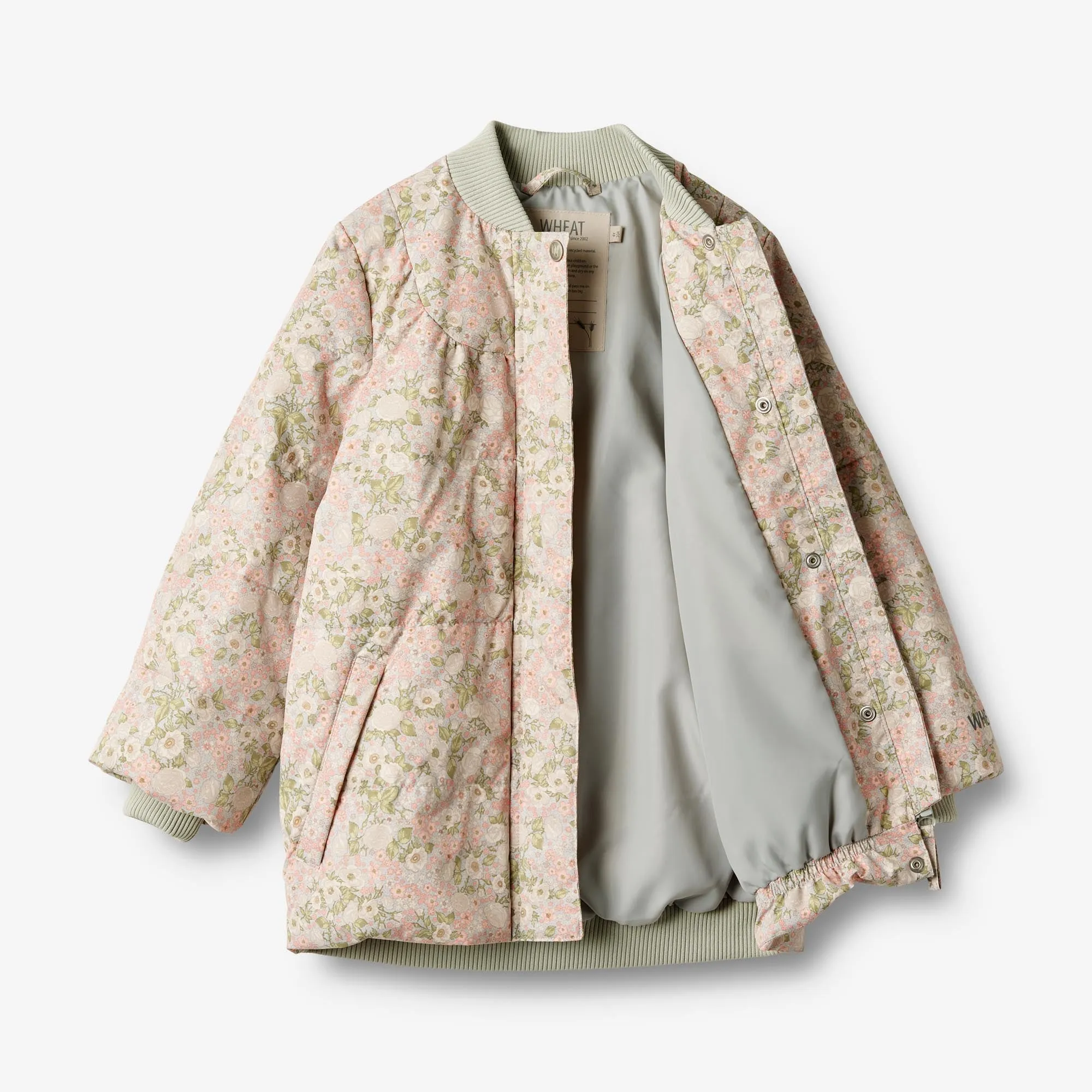 Summer Puffer Jacket Lola - sea salt roses