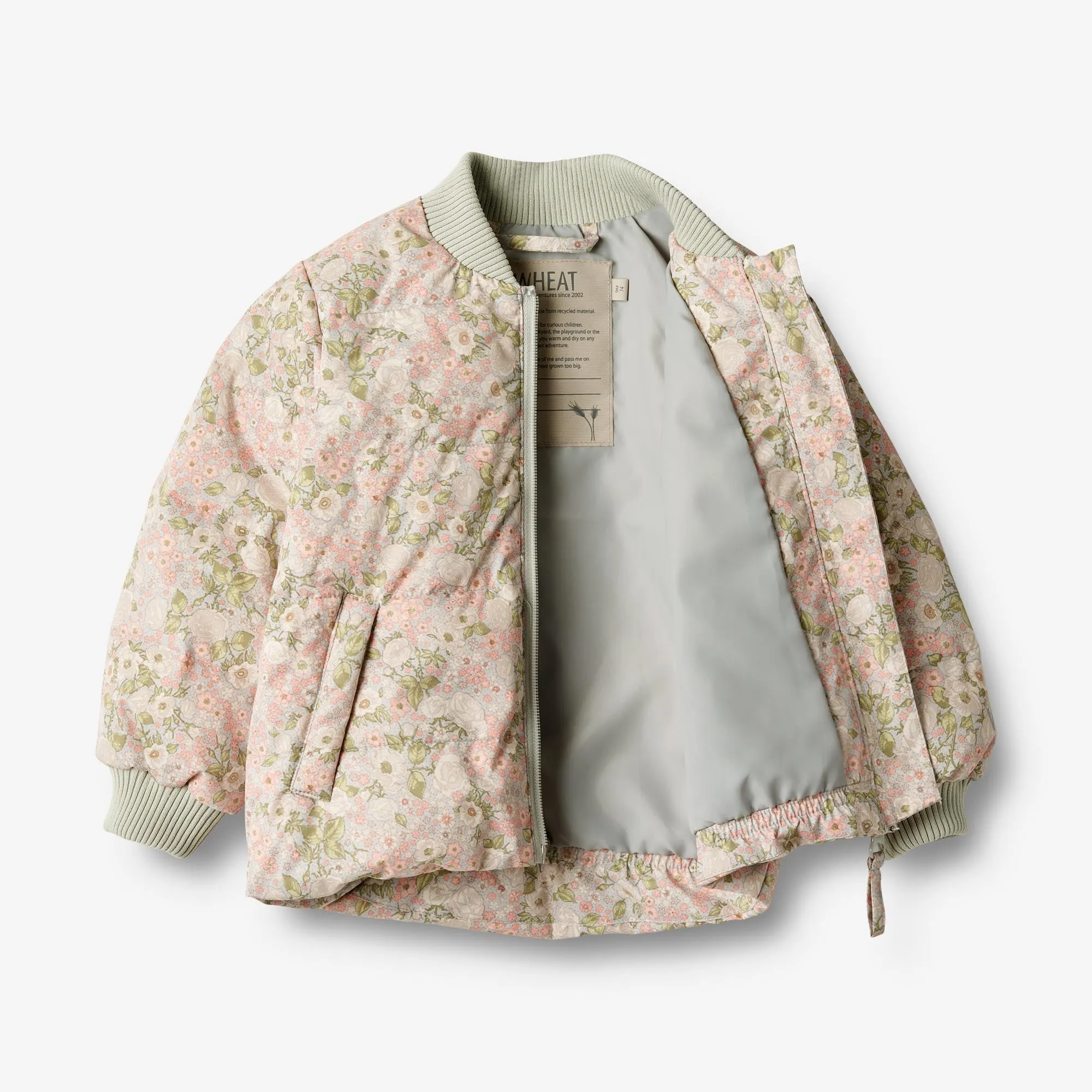 Summer Puffer Jacket Malo - sea salt roses