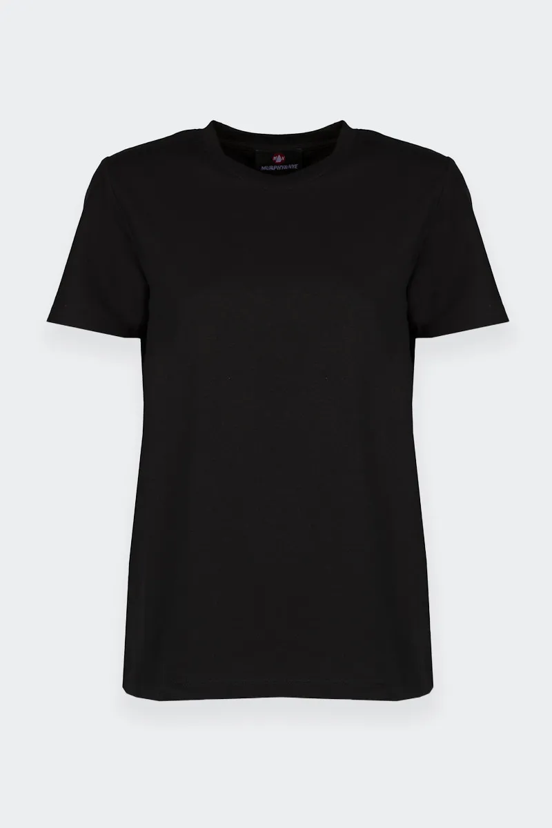 T-SHIRT IN COTONE NERA