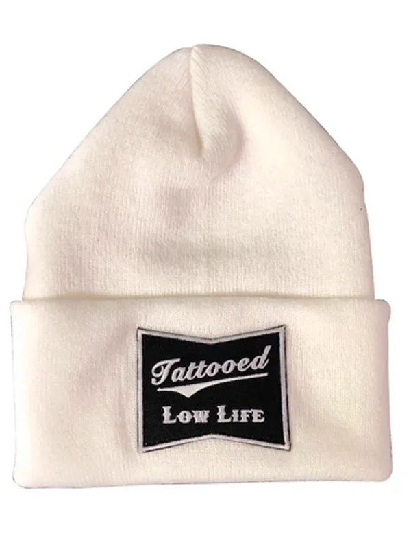 Tattooed Low Life Knit Beanie